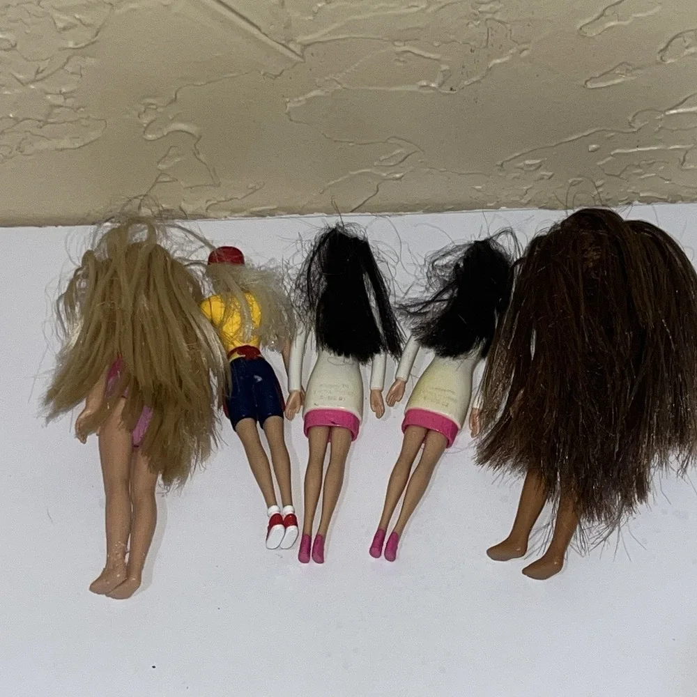 Lot of 5 Vintage Barbie McDonald's‎ Happy Meal Toys Dolls